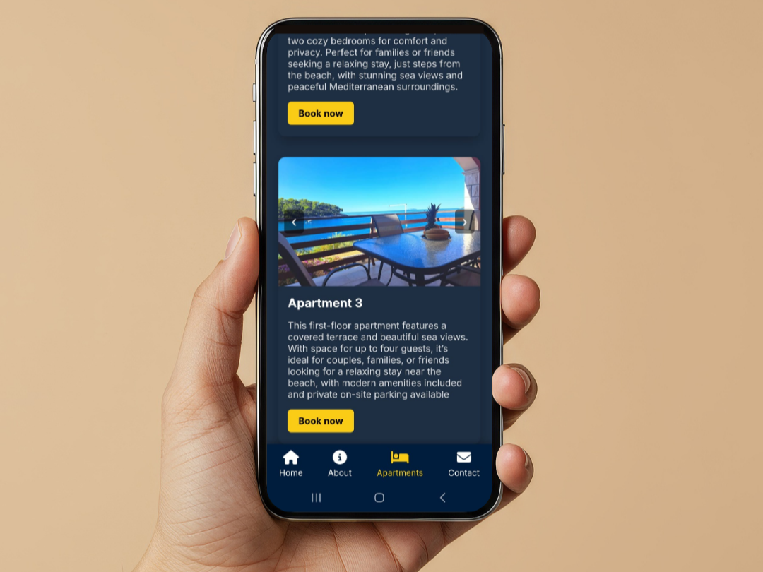kuća za odmor - web stranica